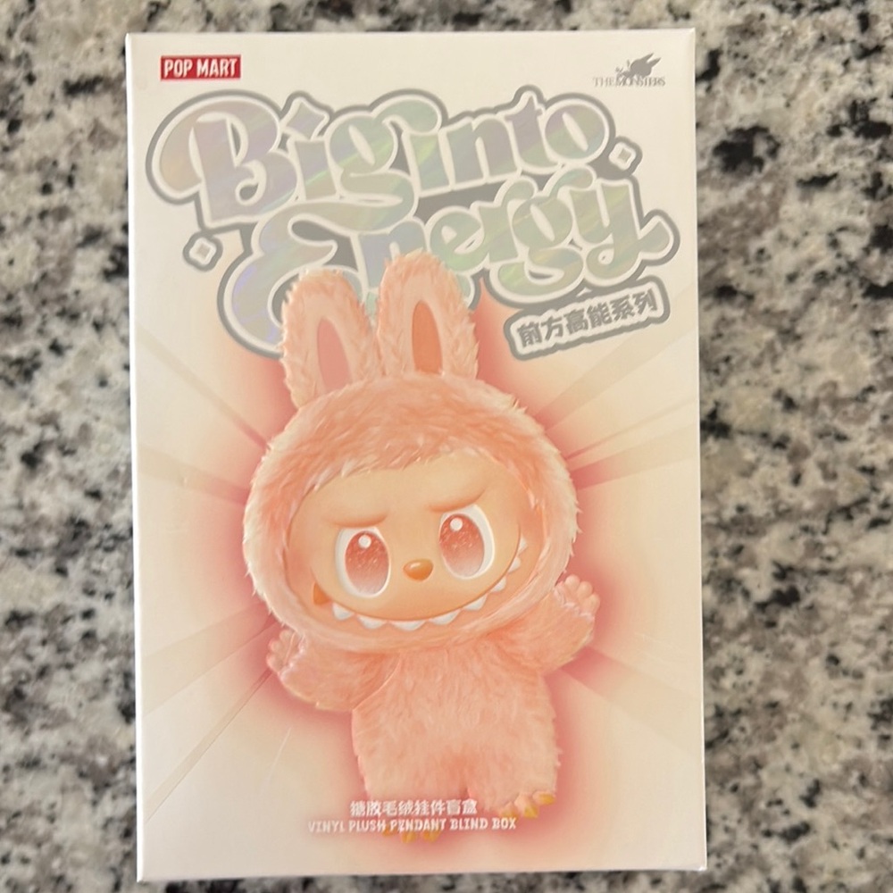 Pop Mart Biginto Energy Bunny Vinyl Plush Pendant